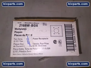 Cooper 2168W-BOX Receptacle – actual item, photo 3 of 4