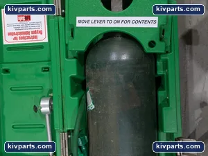 LifeSafe Services Emergency O2 Inhalator Green Wall Case Cylinder Regulator Kit – actual item, photo 2 of 10