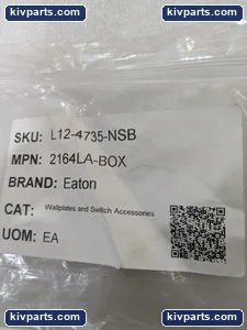 Eaton 2164LA-BOX Wallplate Standard Light – actual item, photo 2 of 6