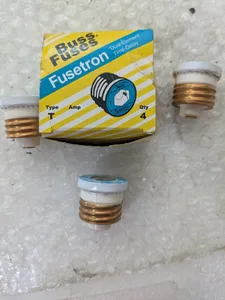 Bussmann T-1-6/10 Fusetron Plug Fuse