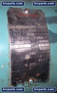 Limitorque 430906-PE Type DC Motor – actual item, photo 2 of 4