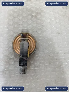 Copper Coil Diaphragm Pressure Gauge Sensing Element Assembly Threaded Brass – actual item, photo 2 of 3