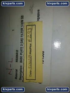 Perkinelmer N9306812 Base Plate 3 Gas Filter – actual item, photo 3 of 4