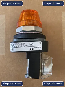 Allen-Bradley 800T-QH24A Amber Pilot Light – actual item, photo 2 of 5