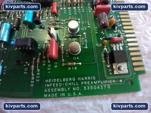 Heidelberg 5350427D Preamplifier Assembly PCB – actual item, photo 2 of 6