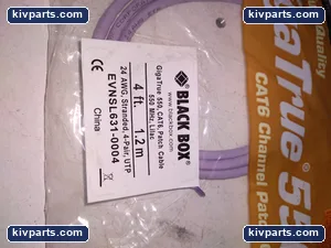 Black Box EVNSL631-0004 GigaTrue 550 CAT6 Patch Cable – actual item, photo 2 of 3