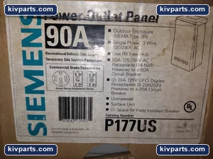 Siemens P177US Power Outlet Panel – actual item, photo 2 of 3
