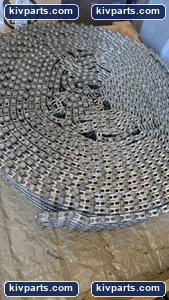 STAINLESS STEEL CHAIN CONVEYOR BELT ROLL HEAVY 5.5" WIDE 50' LONG APROX – actual item, photo 6 of 11