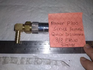 Parker P300 Series Female Quick Disconnect – actual item, photo 1 of 5