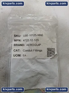 Aeroquip 4722-12-12S Conduit Fittings – actual item, photo 2 of 8