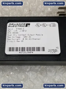 Reliance Electric 45C69 Dual Dry Contact Output Module – actual item, photo 4 of 6