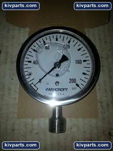 Ashcroft 10-1008-SL-04L-200 Industrial Pressure Gauge – actual item, photo 2 of 4