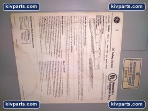 General Electric TH3363 Safety Switch – actual item, photo 3 of 6