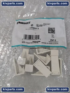 Panduit CMBIW-X Mini-Com Blank Module – actual item, photo 4 of 5