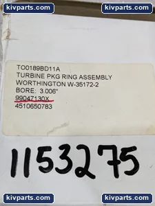 Worthington W-35172-2 Bore Seal – actual item, photo 3 of 4