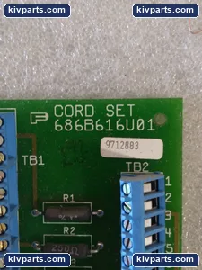 Asea 686B616U01 Cord Set PCB Board PLC – actual item, photo 2 of 5