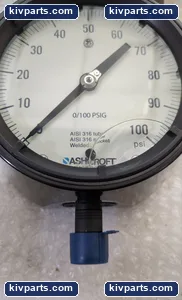 Ashcroft O/100 Pressure Gauge – actual item, photo 3 of 4