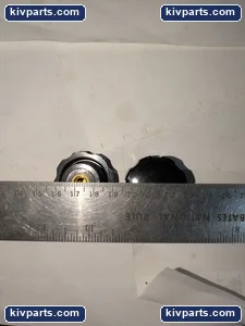 KNOB BLACK 1/4" DIA 1-1/3" – actual item, photo 2 of 5