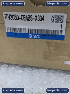 SMC ITV3050-DE4BS-X334 Electro-Pneumatic E/P Regulator – actual item, photo 7 of 8