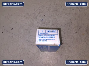 Leviton 1451-2SP Toggle Wall Switch – actual item, photo 3 of 4