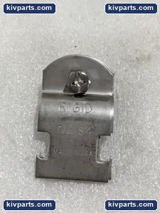 Rigid Conduit Strut Clamp 1/2 Inch S4 Steel Channel Pipe Strap Made in USA Part – actual item, photo 2 of 5