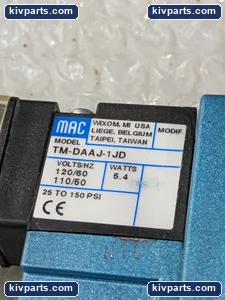 MAC 82A-AB-000-TM-DAAJ-1JD 4 Way 2 Position Solenoid Valve – actual item, photo 3 of 7