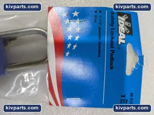 Ideal 44-912 Safety Lockout Padlock – actual item, photo 3 of 4