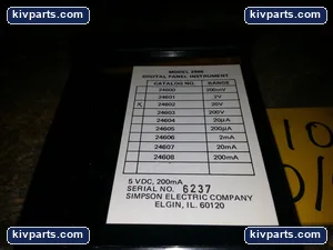 Simpson 2866 Digital Panel Meter – actual item, photo 4 of 4