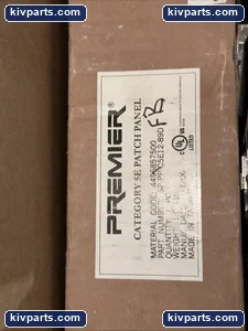 PT-PP-C5E12-89D Premier Cat5e Patch Panel – actual item, photo 6 of 6