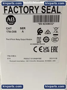 Allen-Bradley 1794-OW8 I/O 8 Point Relay Output Module – actual item, photo 2 of 3