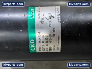 CKD VNA-50-P Gas Shutoff Solenoid Valve – actual item, photo 2 of 7