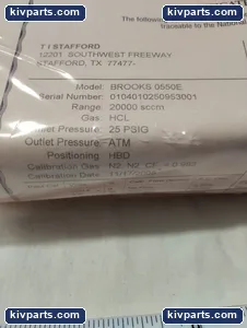 Brooks 20000 Mass Flow Controller – actual item, photo 2 of 4