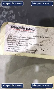 Dresser-rand 552-6-5247 Seal – actual item, photo 3 of 3