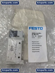 Festo VUVG-L10-M52-RT-M5-1P3 566457 Pneumatic Solenoid Valve – actual item, photo 3 of 4