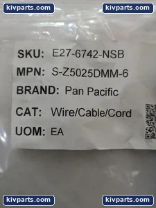 PAN Pacific S-Z5025DMM-6 Electronic Wire Connector – actual item, photo 2 of 8