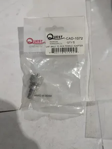 Quest CAD-1072 UHF Male RCA Female Adapter