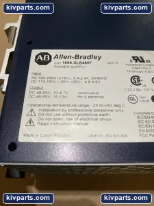 Allen-Bradley 1606-XLS480F Power Supply – actual item, photo 4 of 6