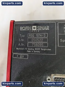 1014-3 Rofin Sinar Laser Scanner – actual item, photo 9 of 17