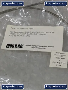 XT-S23XXDE-0680 Loos Stainless Cable – actual item, photo 2 of 3
