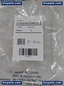 Hellermann Tyton PCBLU2 Patch Cord Network Cable – actual item, photo 2 of 6