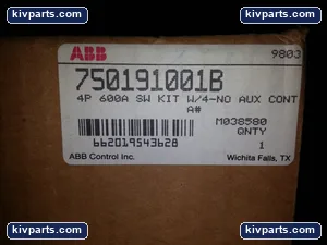 ABB 750191001B Kit Auxiliary Contact Disconnect – actual item, photo 2 of 4