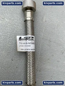 T03806-M5M5 Stainless Steel Flex Hose – actual item, photo 2 of 5