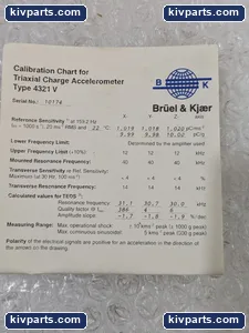 BRUEL & KJAER 4321V ACCELEROMETER – actual item, photo 4 of 9