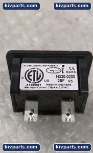 Global N330-0200 LCD Hour Meter Panel – actual item, photo 4 of 4