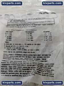 Voltrex CRS-20-0825 Brazed Seam Ring Terminal – actual item, photo 4 of 5