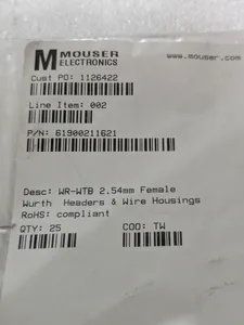 Wurth Elektronik 61900211621 WR-WTB Receptacle