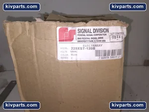Federal Signal 225XST-120B Electraray Blue Strobe Beacon – actual item, photo 4 of 6