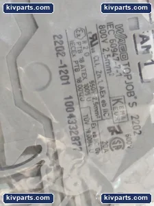 WAGO 2202-1201 Top Jobs Terminal Block – actual item, photo 2 of 4