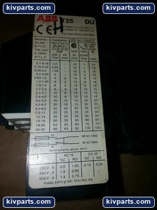 ABB T25-DU Thermal Overload Relay – actual item, photo 3 of 4