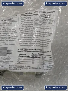 Crouse-Hinds CG Series Cord Connector Cable – actual item, photo 5 of 6
